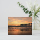 夕暮れ時にジェティ ポストカード (スタンド正面)