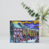 夕暮れ時にダングルタウン ポストカード (スタンド正面)