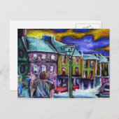 夕暮れ時にダングルタウン ポストカード (正面/裏面)