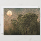 夕暮れ時に柳 (正面)