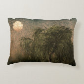 夕暮れ時に柳 アクセントクッション (裏面)