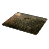 夕暮れ時に柳 カッティングボード (角)