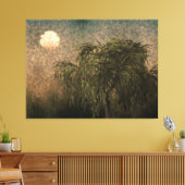 夕暮れ時に柳 キャンバスプリント (インサイチュ (リビング))