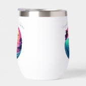 夕暮れ時に波に乗る (右面)