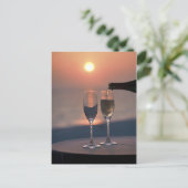 夕暮れ時に注ぐ ポストカード (スタンド正面)