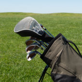 夕暮れ時に湖に浮かぶアヒルやマガードやスワン ゴルフヘッドカバー (インサイチュ)