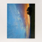夕暮れ時に空を燃やす ジグソーパズル (縦)
