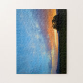 夕暮れ時に空を燃やす ジグソーパズル (縦)