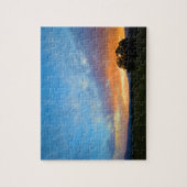夕暮れ時に空を燃やす ジグソーパズル (縦)