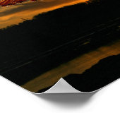 夕暮れ時に赤尾のタカ ポスター (角)