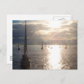 夕暮れ時に ポストカード (正面/裏面)