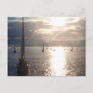 夕暮れ時に ポストカード