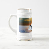 夕暮れ時のクジラ ビールジョッキ (左)