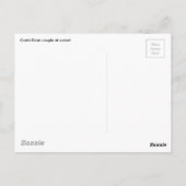 夕暮れ時のコスタリカのカップル ポストカード (裏面)