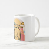 夕暮れ時のゴールデンライド コーヒーマグカップ (正面右)