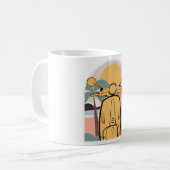 夕暮れ時のゴールデンライド コーヒーマグカップ (正面左)
