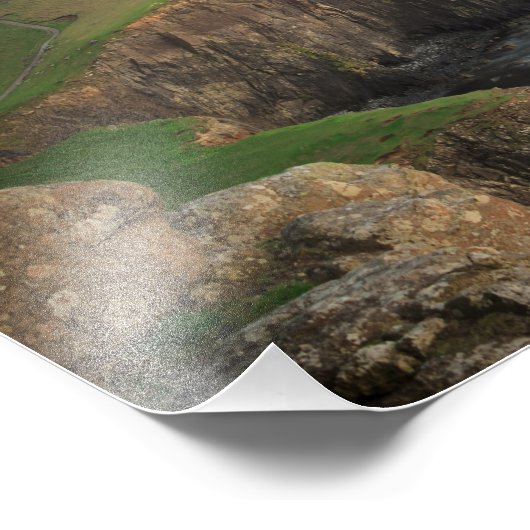 夕暮れ時のスカイオンネストポイントライトハウス フォトプリント            (角)