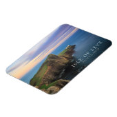 夕暮れ時のスカイオンネストポイントライトハウス マグネット (左側)