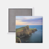 夕暮れ時のスカイオンネストポイントライトハウス マグネット (正面/裏面)