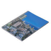 夕暮れ時のスカイライン ノートブック (左側)