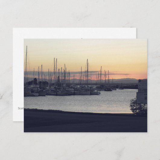 夕暮れ時のスカーボロ湾、オーストラリア、クインズランド州 ポストカード (正面/裏面)