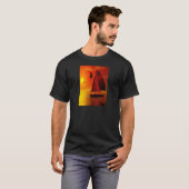 夕暮れ時のセーリング Tシャツ (正面フル)