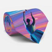 夕暮れ時のダンサー ネクタイ (ロール)