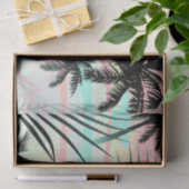 夕暮れ時のブラックパームズ 薄葉紙 (ギフト)