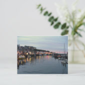 夕暮れ時のホイットビー ポストカード (スタンド正面)