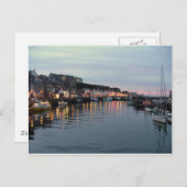 夕暮れ時のホイットビー ポストカード (正面/裏面)