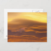 夕暮れ時のレンズ状雲 ポストカード (正面/裏面)