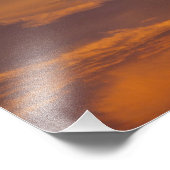 夕暮れ時のレンチキュラー雲 フォトプリント            (角)