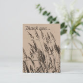 夕暮れ時のロンググラス サンキューカード (スタンド正面)