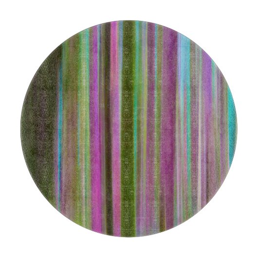 夕暮れ時のワシントン州ホー雨林の抽象画 カッティングボード (正面)