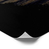 夕暮れ時の少女 ポスター (角)