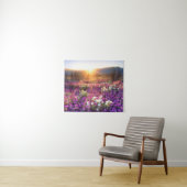 夕暮れ時の山花 |アンザ・ボレゴ砂漠 タペストリー (インサイチュ(横))