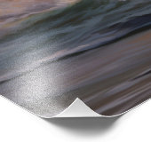 夕暮れ時の山馬 フォトプリント            (角)