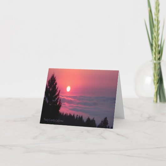 夕暮れ時の平和….. カード (正面)