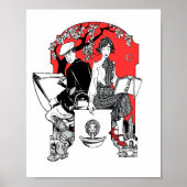 夕暮れ時の本 ポスター (正面)