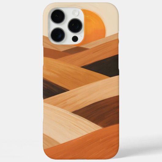 夕暮れ時の柔らかい砂の波 Case-Mate iPhoneケース (裏面)
