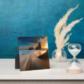 夕暮れ時の海岸線 |北カリフォルニア フォトプラーク (インサイチュ)