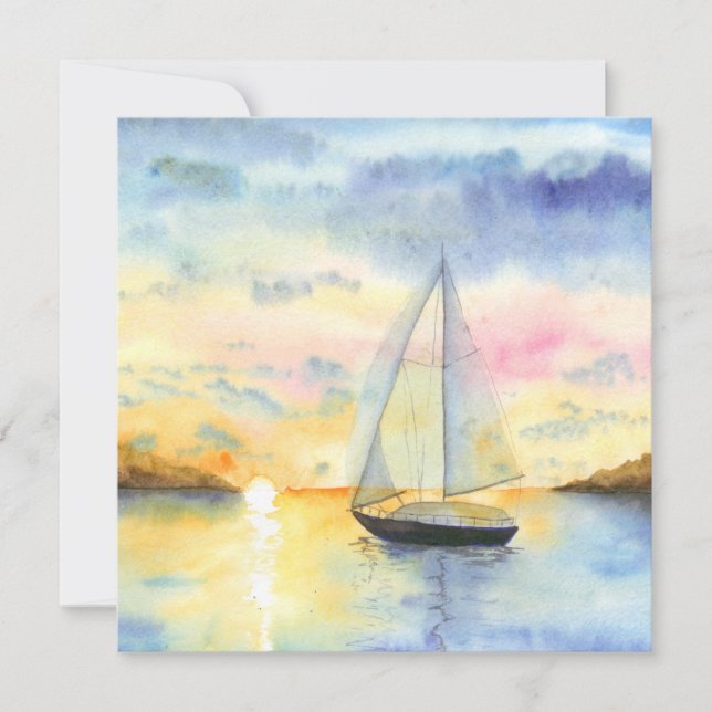 夕暮れ時の海 (正面)