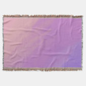 夕暮れ時の紫色の雲 スローブランケット (正面)