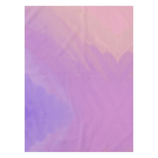 夕暮れ時の紫色の雲 テーブルクロス (正面)