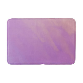 夕暮れ時の紫色の雲 バスマット