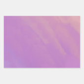 夕暮れ時の紫色の雲 ラッピングペーパーシート (正面3)