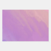 夕暮れ時の紫色の雲 ラッピングペーパーシート (正面)