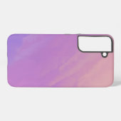 夕暮れ時の紫色の雲 SAMSUNG GALAXYケース (裏面横)