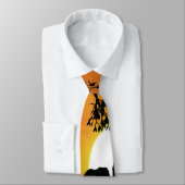 夕暮れ時の象 ネクタイ (タイ)