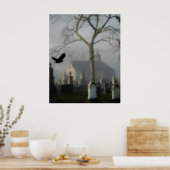 夕暮れ時の霧 ポスター (キッチン)